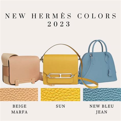 New Hermès Colors for 2023 